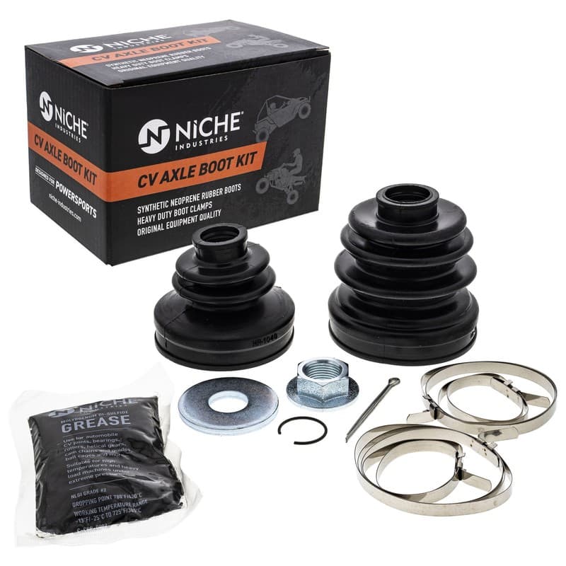 NICHE Rear CV Axle Boot Kit for Kawasaki 49006-0085 49006-0084 Teryx 750 UTV