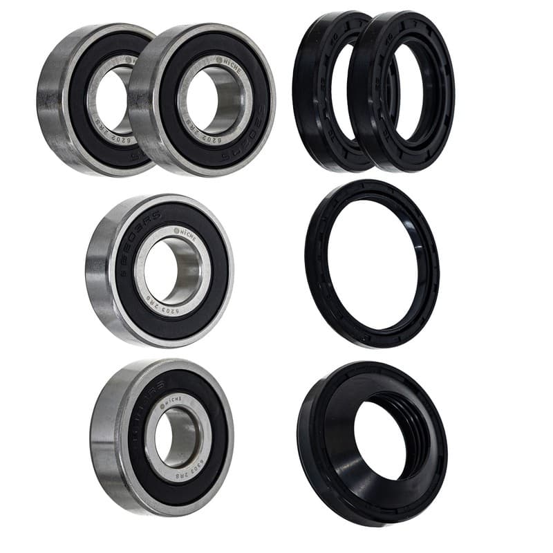 NICHE Wheel Bearing Seal Kit for Honda XR250R XR350R XR500R 6203-2RS 6202-2RS