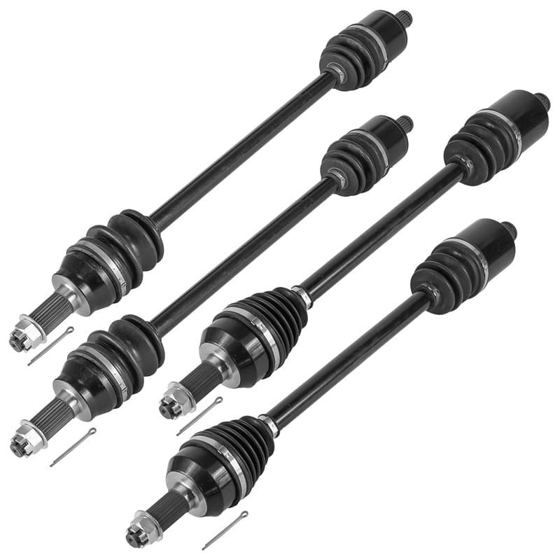Front & Rear Complete CV Joint Axles For Polaris RZR S 900 EPS 2015 Left & Right