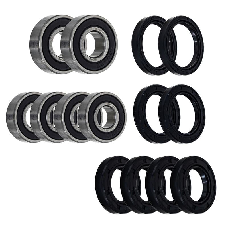 NICHE Wheel Bearing Seal Kit for Honda 1978-1985 ATC70 6006-2RS 6202-2RS