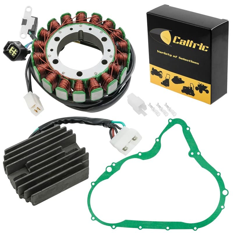 スズキ LT-F500F Quadrunner 1998-1999用ステーターレギュレータ整流器&ガスケット-