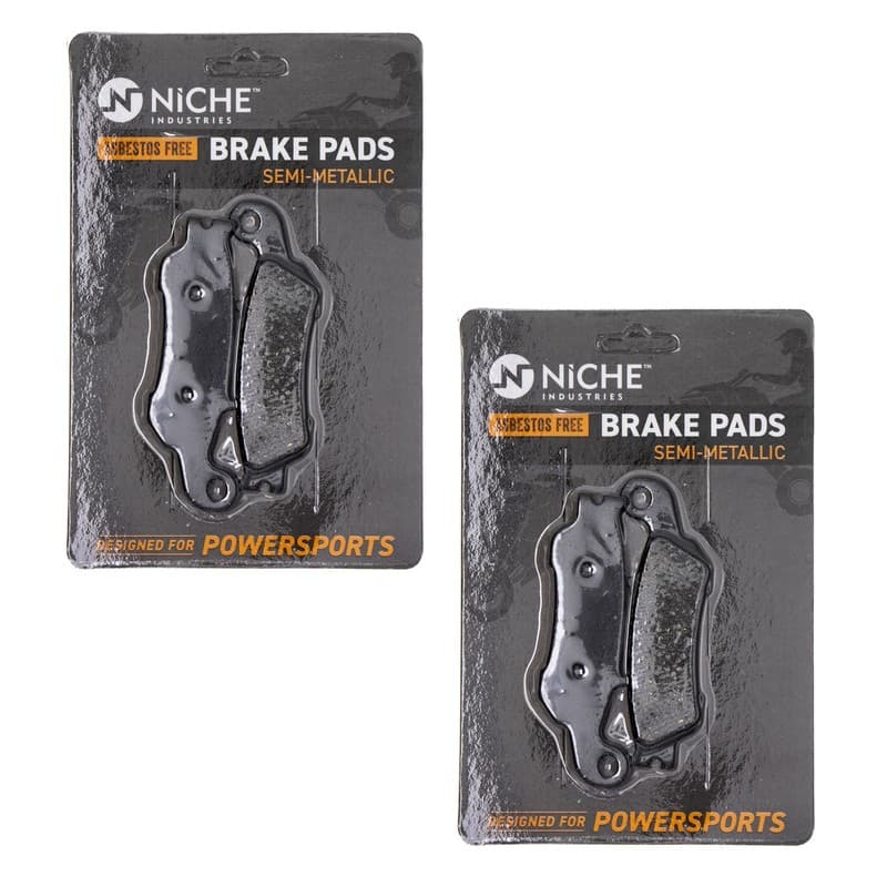 Brake Pad Set for Yamaha YZ125 YZ250F YZ250X YZ450F Front Semi-Metallic 2 Pack