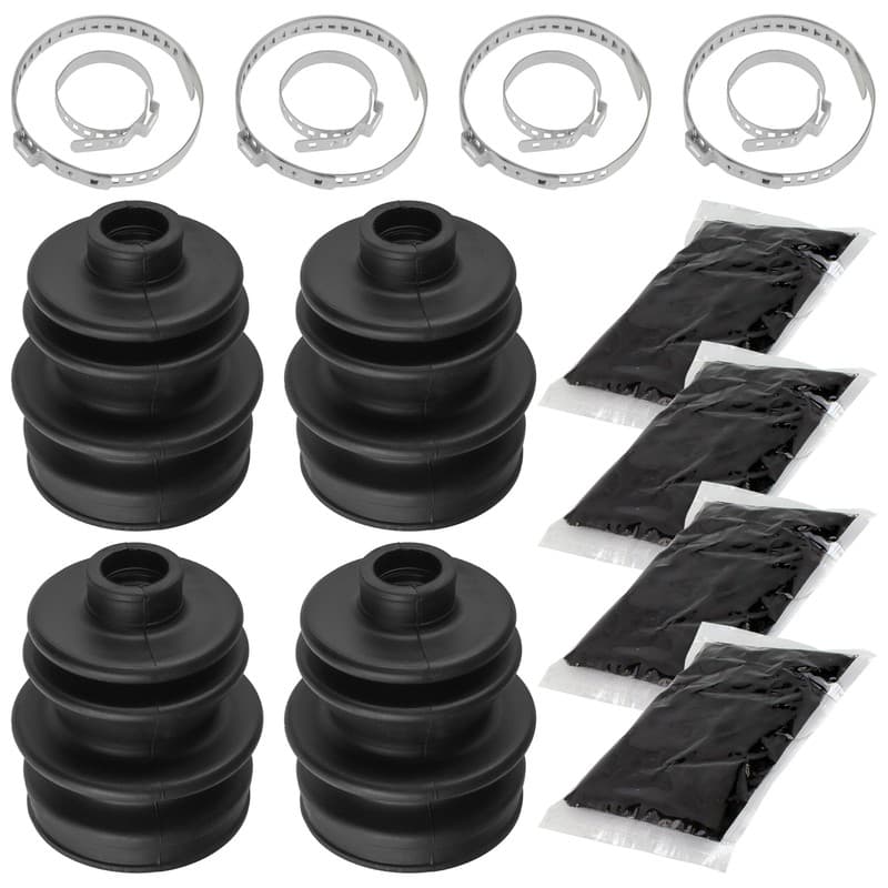 2 Front Axle Inner Outer CV Boot Kit for Arctic Cat 250 300 400 454 500 4X4