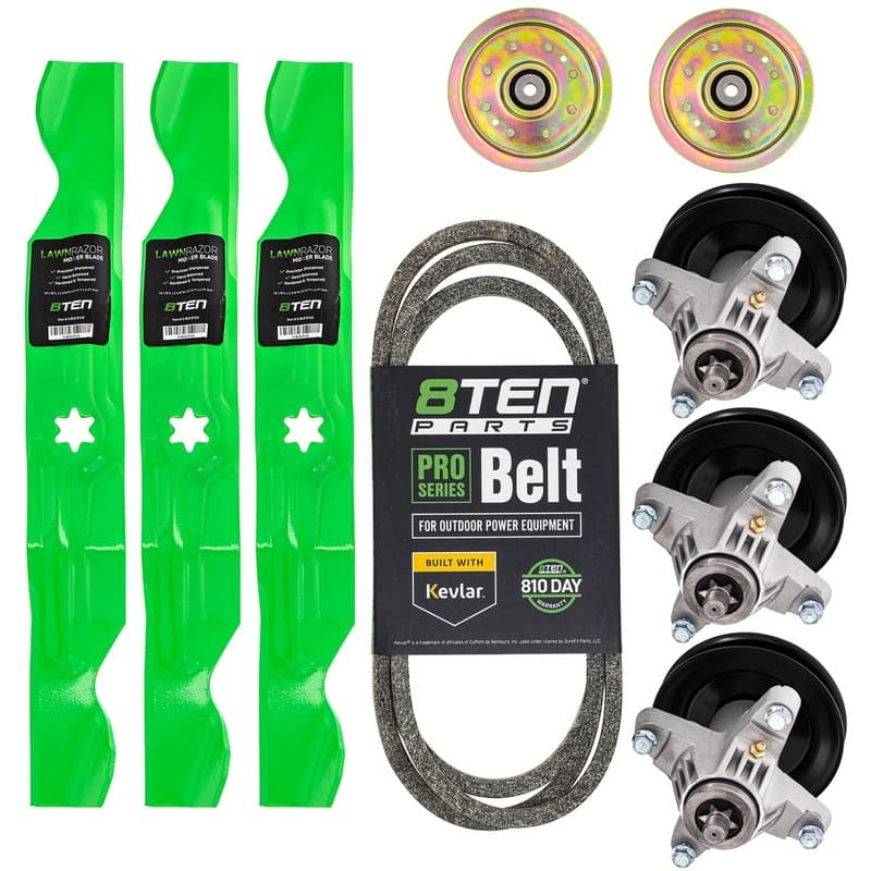 Deck Rebuild Kit Blade Spindle Belt Idler for MTD White Outdoors GT950H 50 Inch