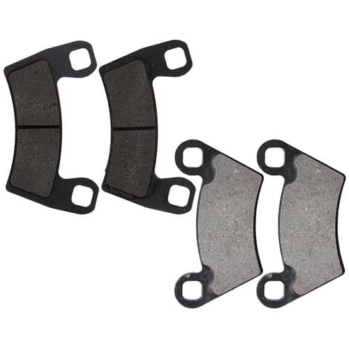 Front & Rear Semi-Metallic Brake Pads Set Kit for Combo Polaris Ace 900 XC