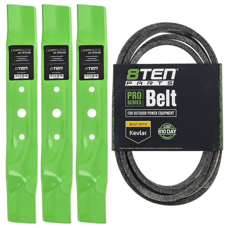 Deck Kit Blade Belt for John Deere L120 L130 GX20250 GY20568 GX20305 48 Inch