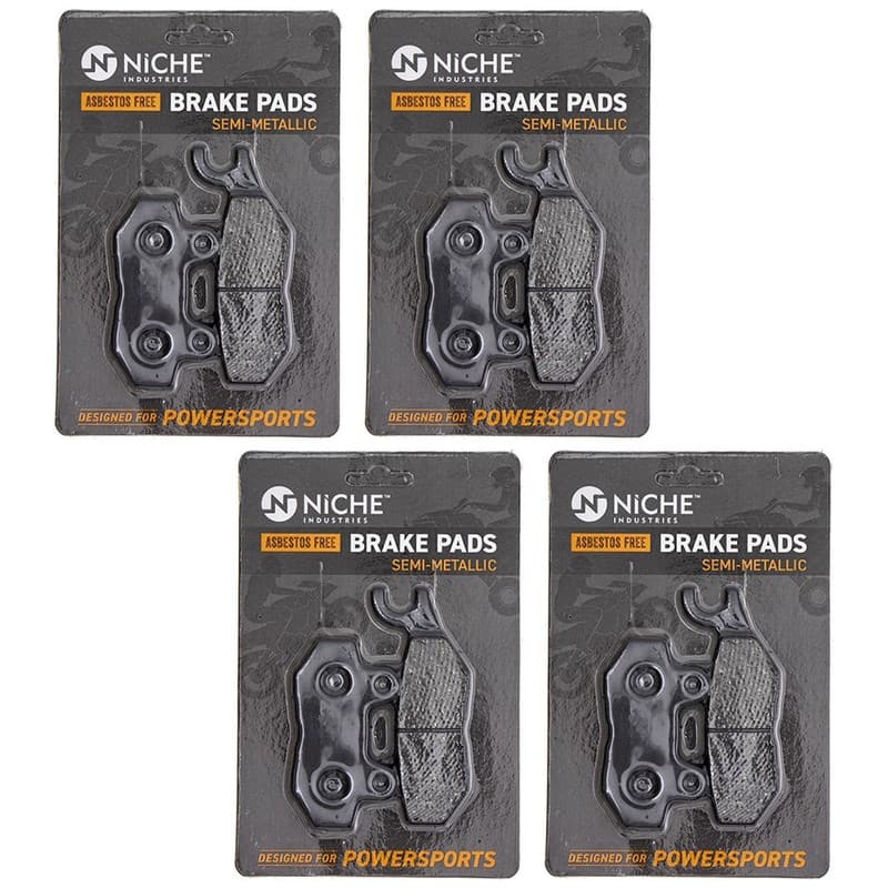 NICHE Brake Pad Set Triumph Tiger 1050 Speed Triple Rear Semi-Metallic 4 Pack