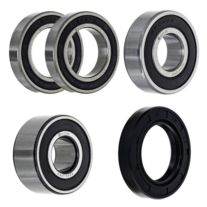 NICHE Wheel Bearing Seal Kit for Honda ST1300 CTX1300 6204-2RS 6905-2RS 5204-2RS