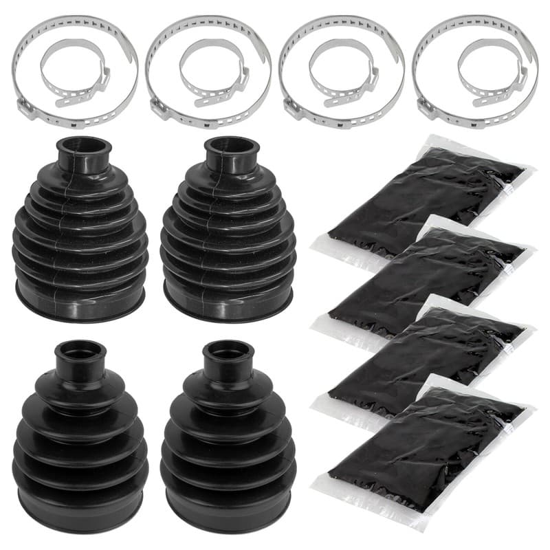 Caltric 2208272 / 2208157 Front Axle Inner and Outer CV Boots for Polaris