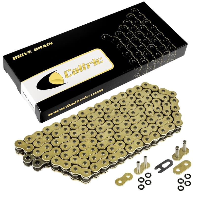 O-Ring Drive Chain for Kawasaki ZX636 Ninja ZX6R ZX-6R 2005 2006 Golden