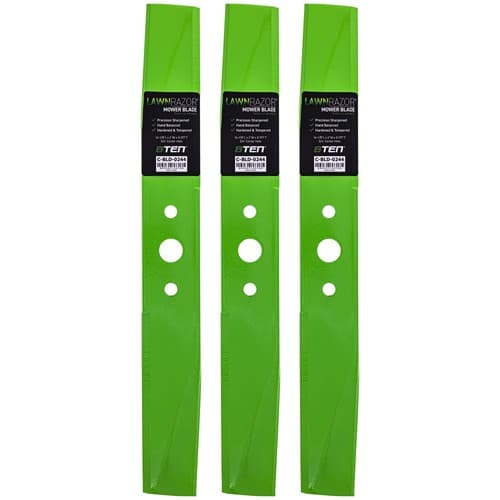 LawnRAZOR Blade for Simplicity Broadmoor Landlord 1716696ASM Medium Lift 3 Pack