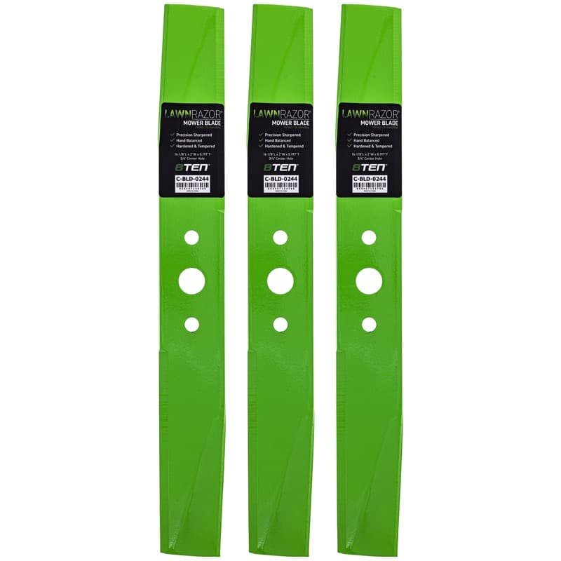 LawnRAZOR Blade for Simplicity Broadmoor Landlord 1716696ASM Medium Lift 3 Pack