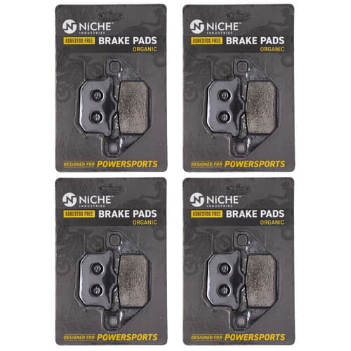 Brake Pad Set for Kawasaki Vulcan 1500 750 500 800 Front Rear Organic 4 Pack