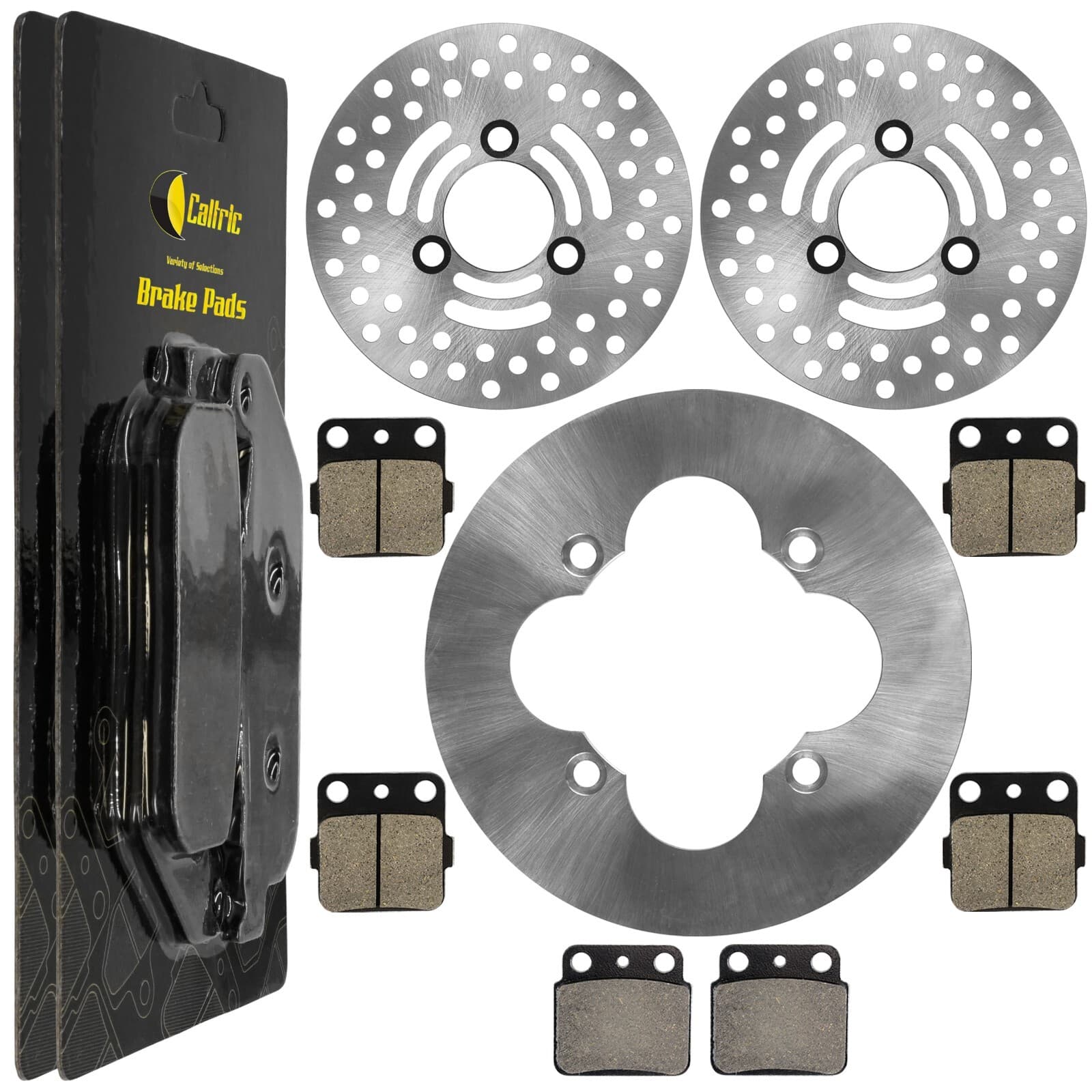 A Closer Look at the For Suzuki Quadsport Z400 Front Rear Brake Discs w/ Pads LTZ LT-Z400Z 2003-2013