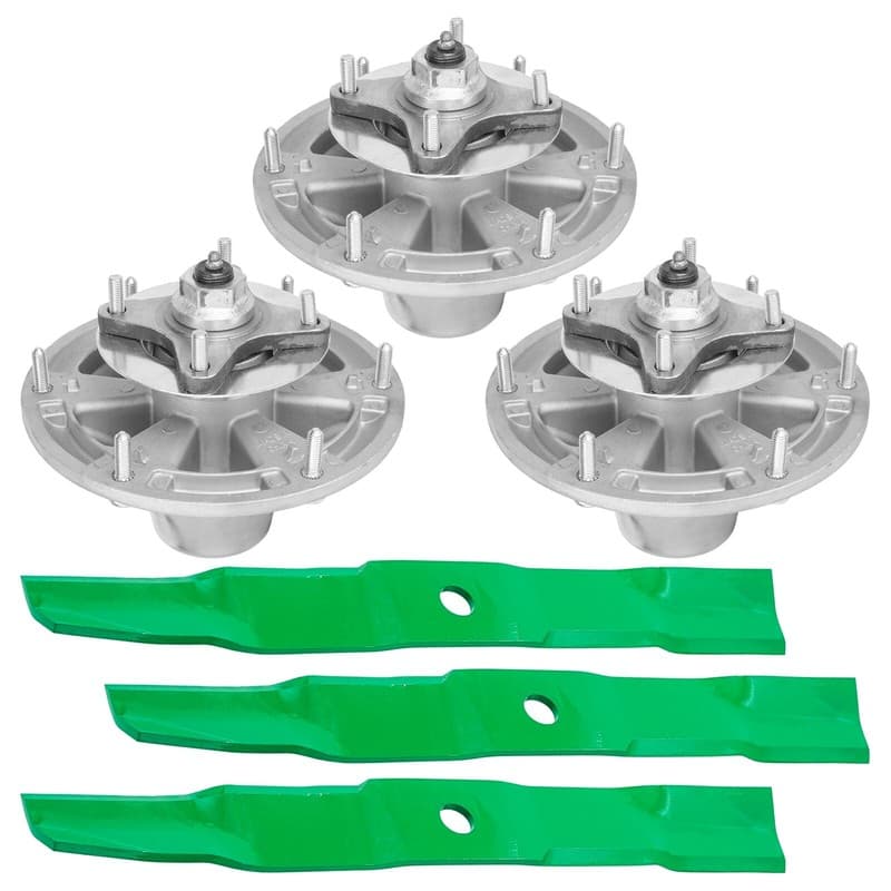 Caltric M128485 TCA24881  Spindles & Blades For John Deere Z997R  60"