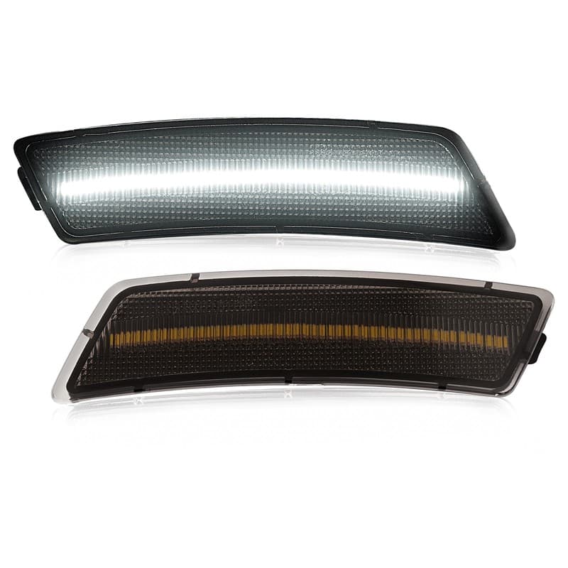 2PCS LED Side Marker Lights Fender Parking Lamps For Volkswagen Tiguan 2018-2023