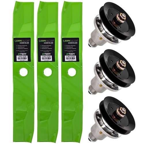 8TEN Deck Blade Spindle Kit for Exmark Lazer Z CT HP 48-Inch 103-6401 103-9081
