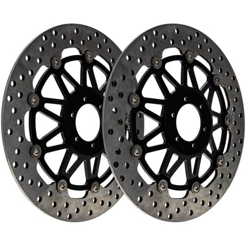 NICHE Front Brake Rotor Set for Honda VFR750R 45220-MR7-010 45120-MR7-010