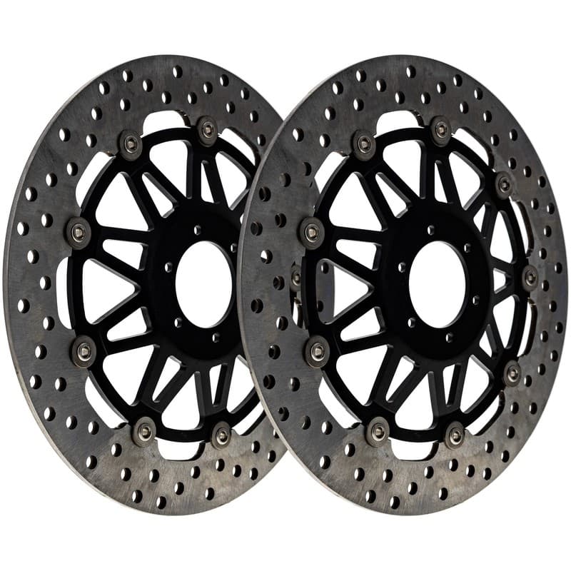 NICHE Front Brake Rotor Set for Honda VFR750R 45220-MR7-010 45120-MR7-010