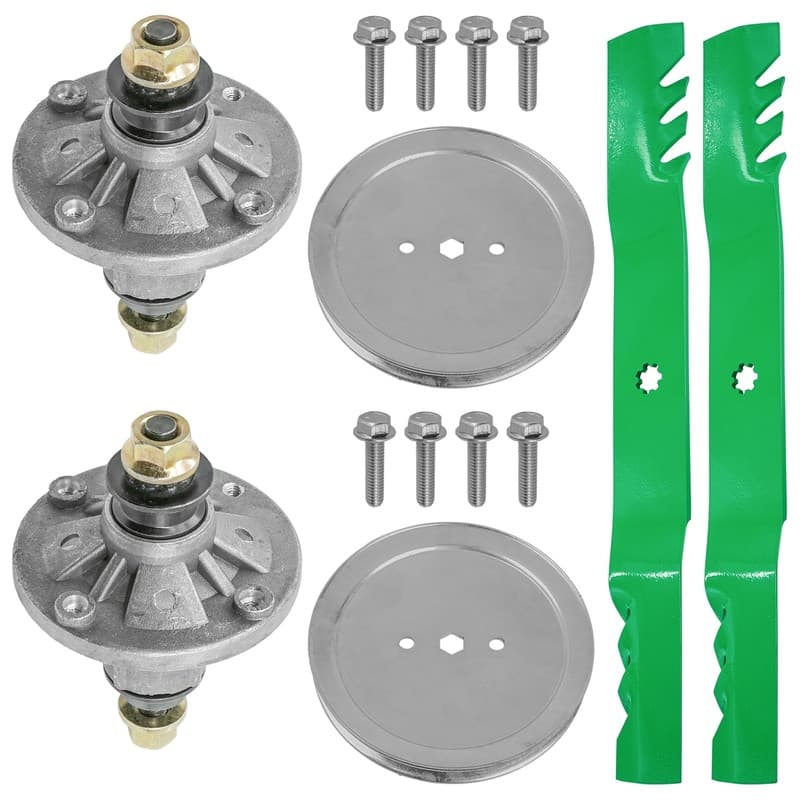42" Deck Spindle Blade Kit for John Deere D100 D105 D110 D120 D125 D130 E100
