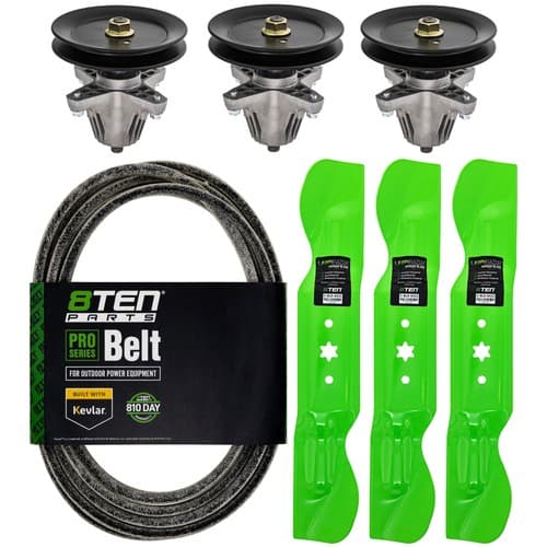 8TEN Blade Spindle Belt Kit for Cub Cadet Ultima ZT2 ZTS2 ZT3 60 Fab 742-05620