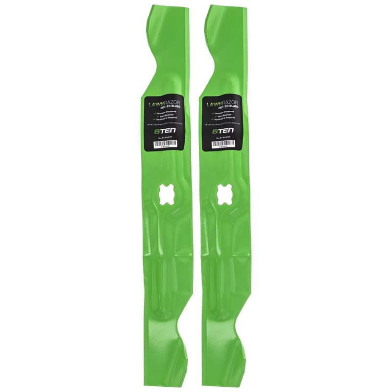 LawnRAZOR Blade Set for MTD Cub Cadet 742-04154 942-04154A Notched High Lift