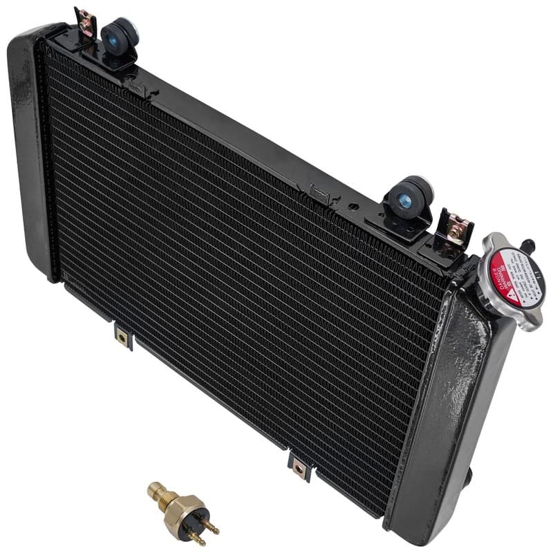 Radiator W/Sensor for Kawasaki KAF620 Mule 3010 Trans 4X4 2005 2006 2007 2008