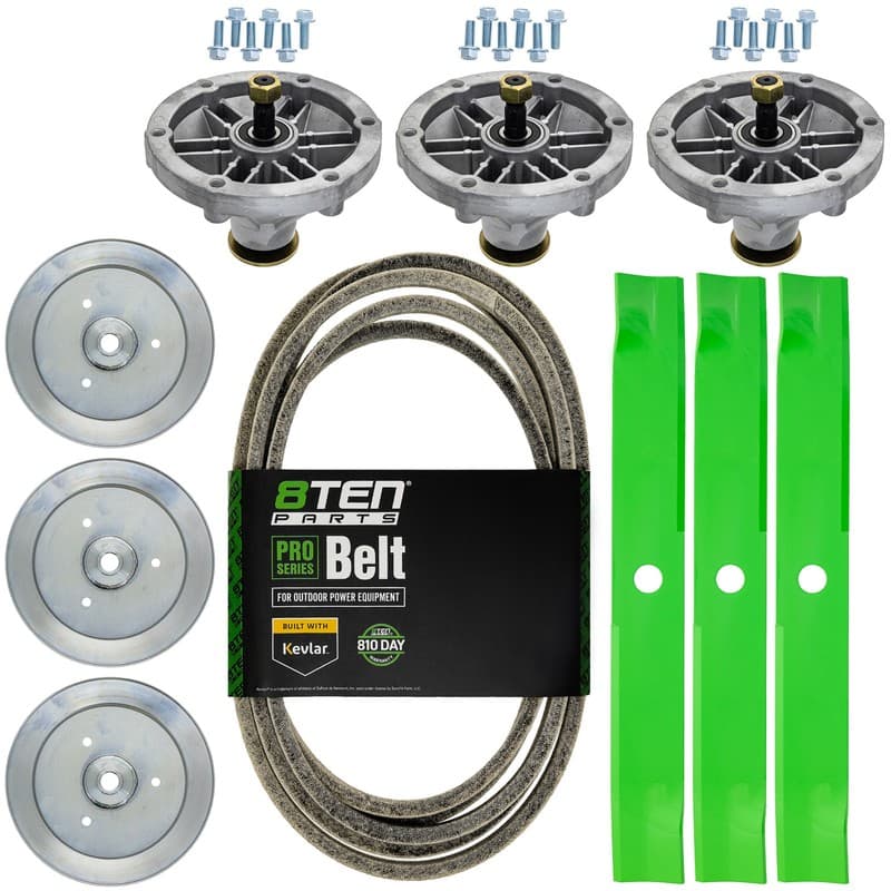 8TEN Blade Spindle Belt Kit for Exmark Radius E-Series 60-Inch 103-6383-S