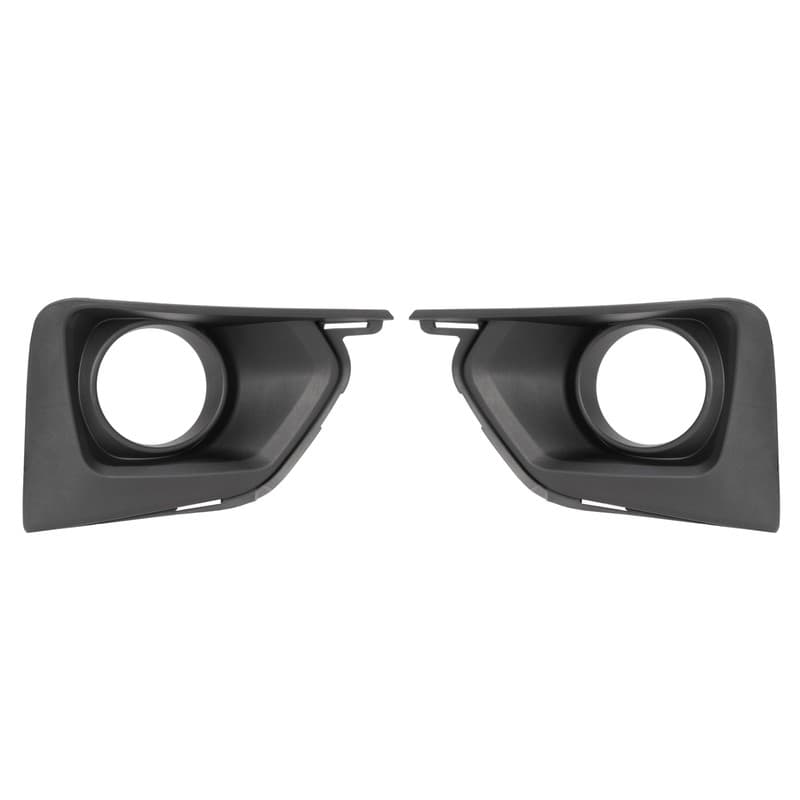 Front Black Fog Light Bezel Driver & Passenger Side For Chevy Traverse 2018-2021