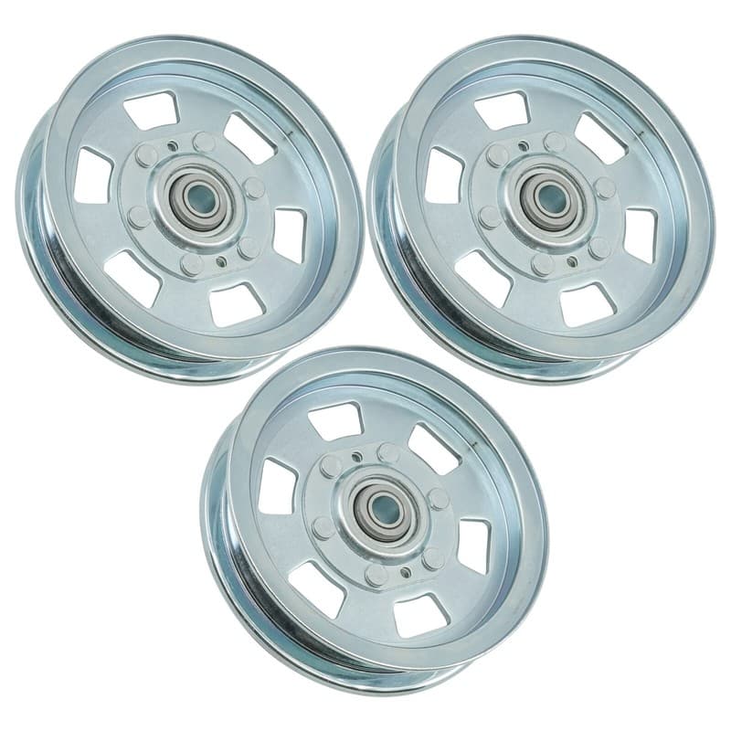 Caltric Flat Idler Pulley For Bad Boy MZ Series 48" 54" Deck QTY 3