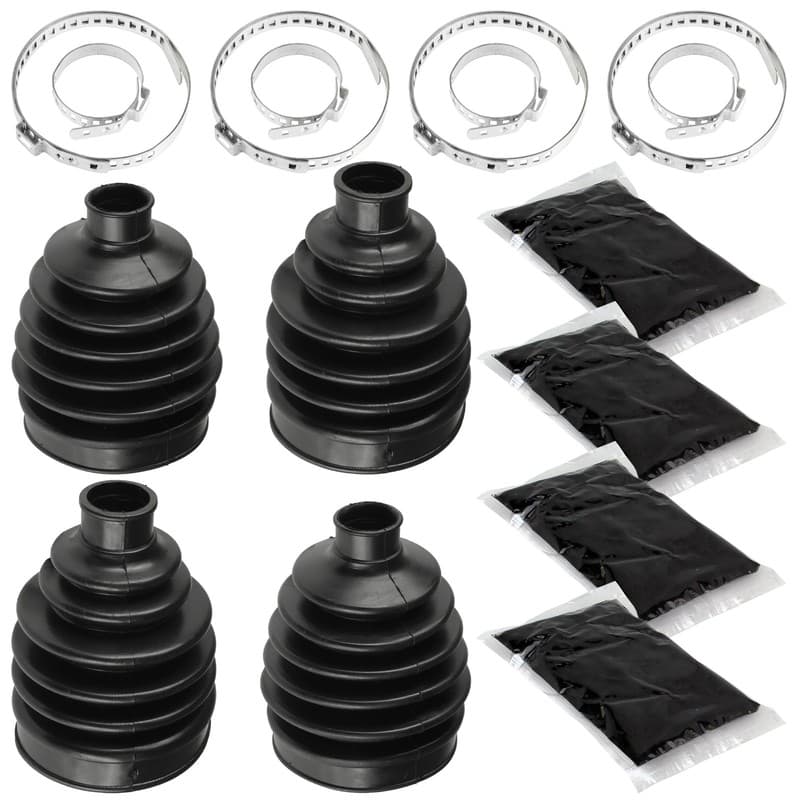 2 Front Axle Inner Outer CV Boot Kit Fits Polaris Sportsman 500 2011 - 2012