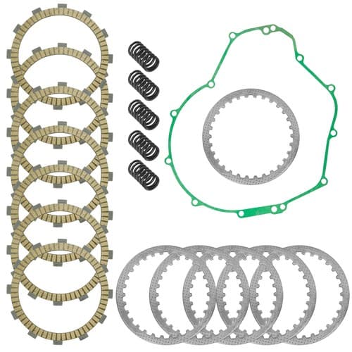 Clutch Friction Steel Plates Gasket Kit for Kawasaki Versys 650 KLE650 2007-2010