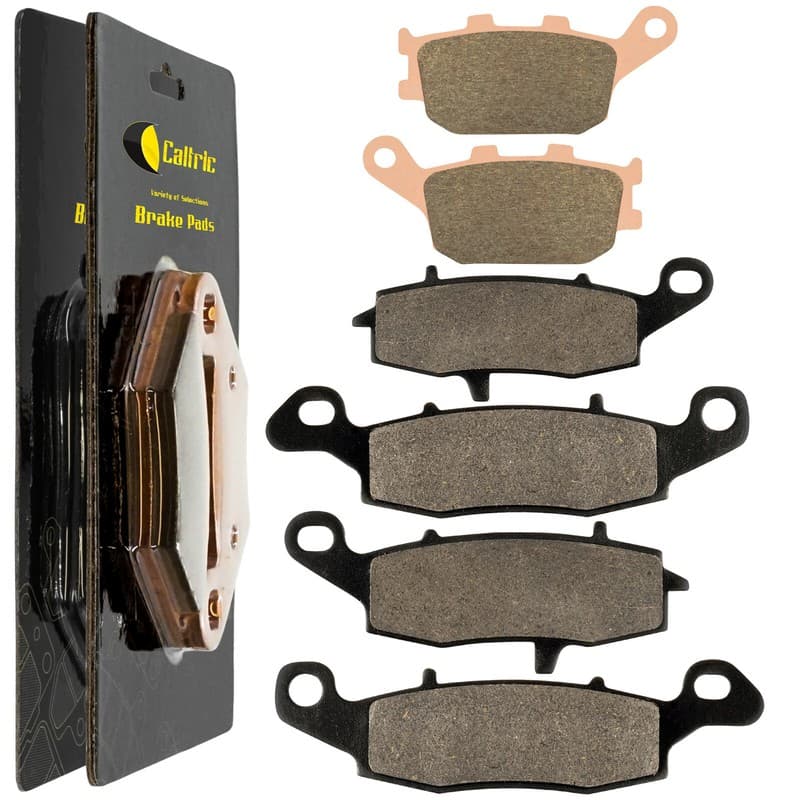 Caltric Front and Rear Brake Pads for Suzuki DL1000 V-Strom 1000 2002-2012