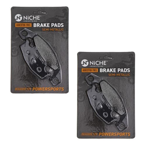 Brake Pad Set for Kawasaki Ninja 250R ZX10 500 Rear Front Semi-Metallic 2 Pack