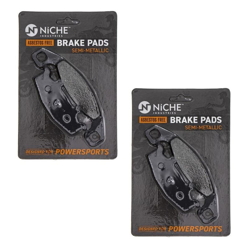 Brake Pad Set for Kawasaki Ninja 250R ZX10 500 Rear Front Semi-Metallic 2 Pack