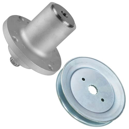 42" Deck Spindle w/ 6.47" OD Pulley for Hustler Raptor SD 938639 939405 936716US