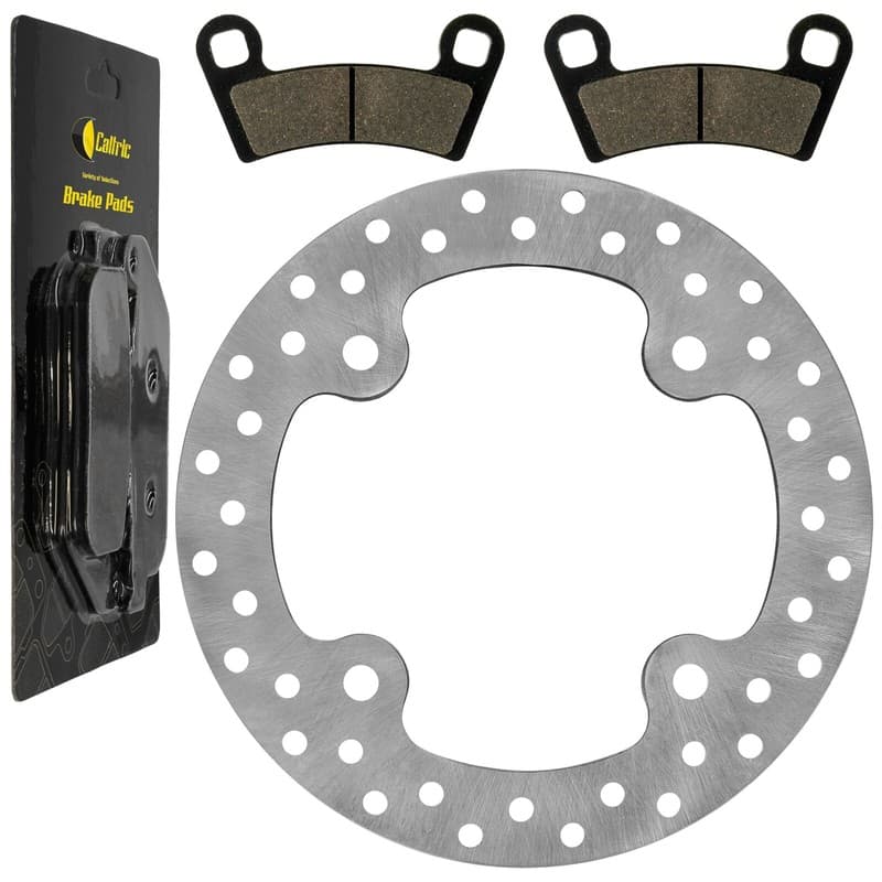 Front Brake Disc Rotor And Pads for Polaris RZR 800 EFI 2008 2009 2010-2014