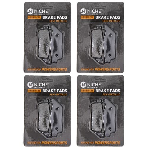 Brake Pad Set for Honda ST1100 PC800 Suzuki Front Rear Semi-Metallic 4 Pack