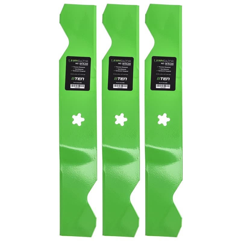LawnRAZOR Blade AYP 187254 Husqvarna 532187254 532187256 Notched High Lift Set