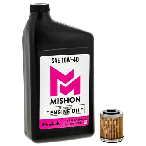 MISHON Engine Oil Change Kit for Yamaha Big Bear 400 YFM400 ATV 2000