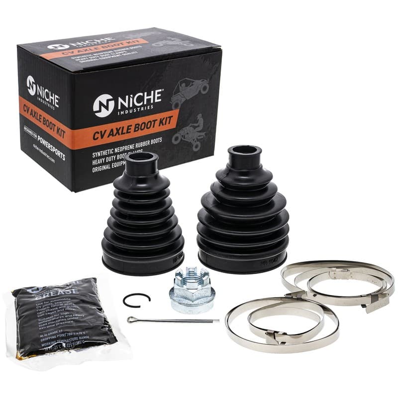 NICHE Front CV Axle Boot Kit for Kawasaki 49006-0068 Brute force 750 Prairie 360
