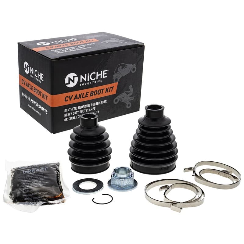 NICHE Front CV Axle Boot Kit for Yamaha Wolverine X2 X4 BG4-2510H-00-00 UTV