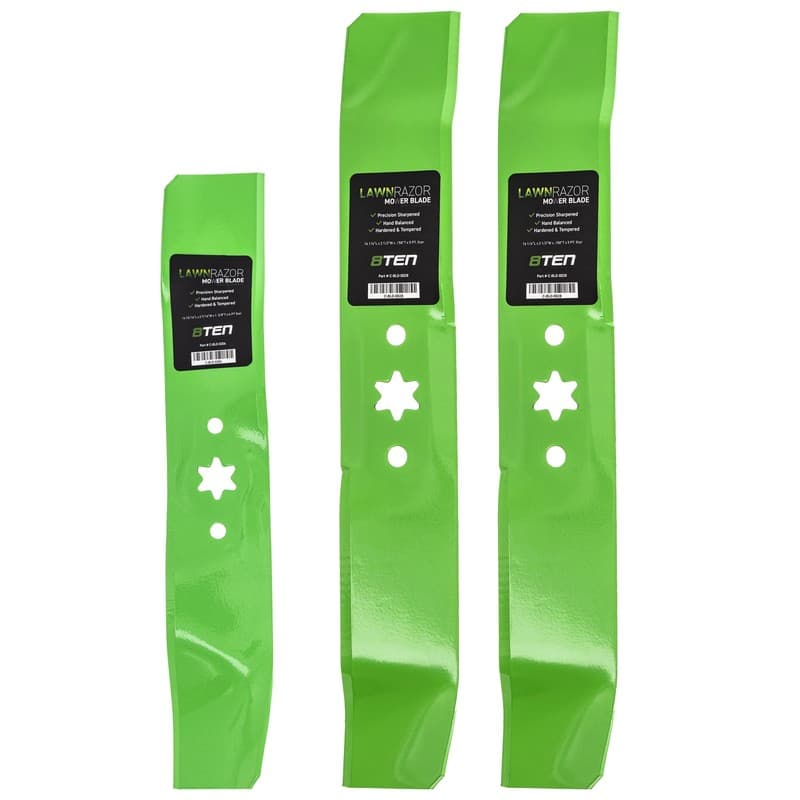 LawnRAZOR Deck Mower Blade Set for Huskee LT4200 LT4600 LT-4200 LT-4600 849H
