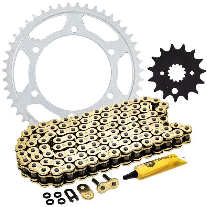 Sprocket Chain Set for Yamaha YZF600R 15/47 Tooth 530 X-Ring Front Rear Kit