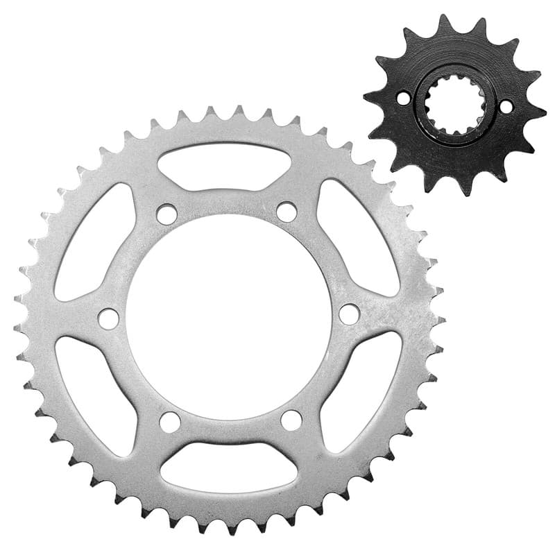Front & Rear Sprockets Kit for Kawasaki EX250F Ninja 250R 1988-2007