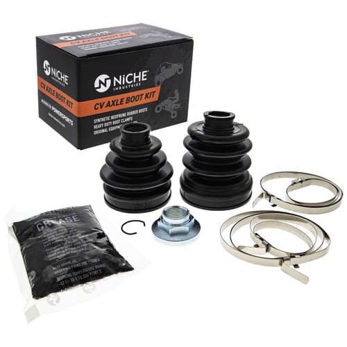 NICHE Front Rear CV Axle Boot Kit for Yamaha Big Bear 400 Grizzly 350 450