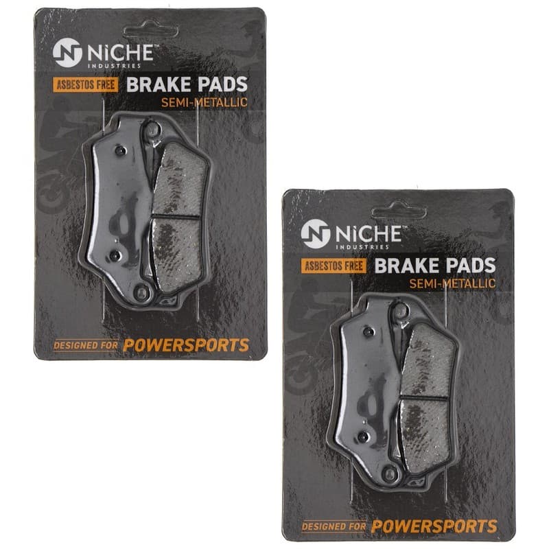 Brake Pad Set for Ducati Monster 620 1200S BMW Front Rear Semi-Metallic 2 Pack