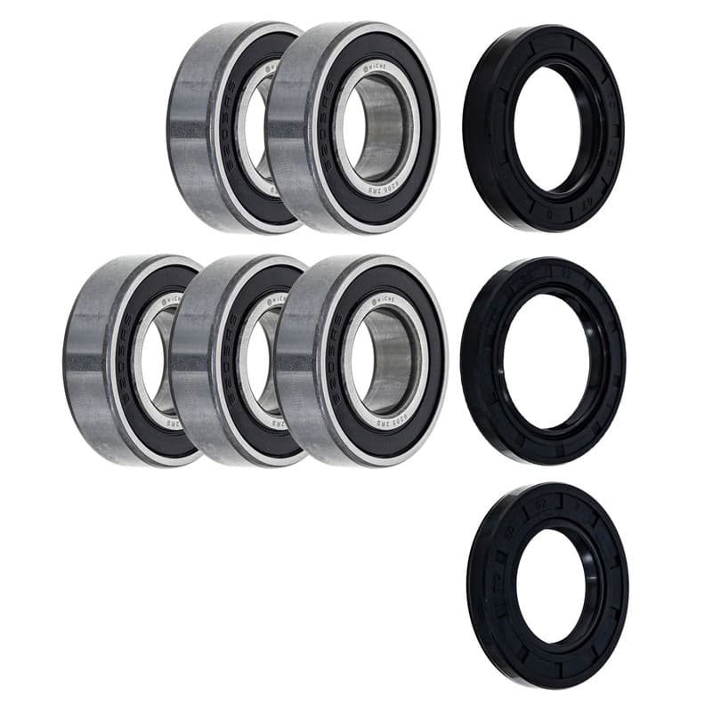 NICHE Wheel Bearing Seal Kit for BMW F800R 6205-2RS 6204-2RS Motorcycle