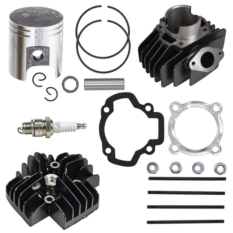 NICHE 60cc Big Bore Piston Cylinder Head for Yamaha PW50 4J2-11311-00 1979-2017