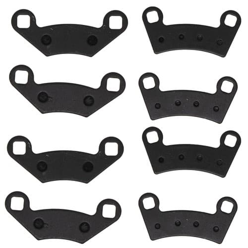 Front & Rear Semi-Metallic Brake Pads Set for Combo Polaris RZR 570 800 S